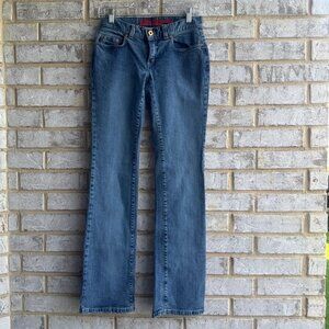 Parasuco Vintage Low Rise Straight Leg Blue Denim Jeans Women's Size 1 / 2 (24)